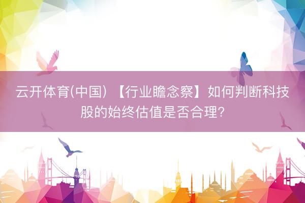 云开体育(中国) 【行业瞻念察】如何判断科技股的始终估值是否合理?